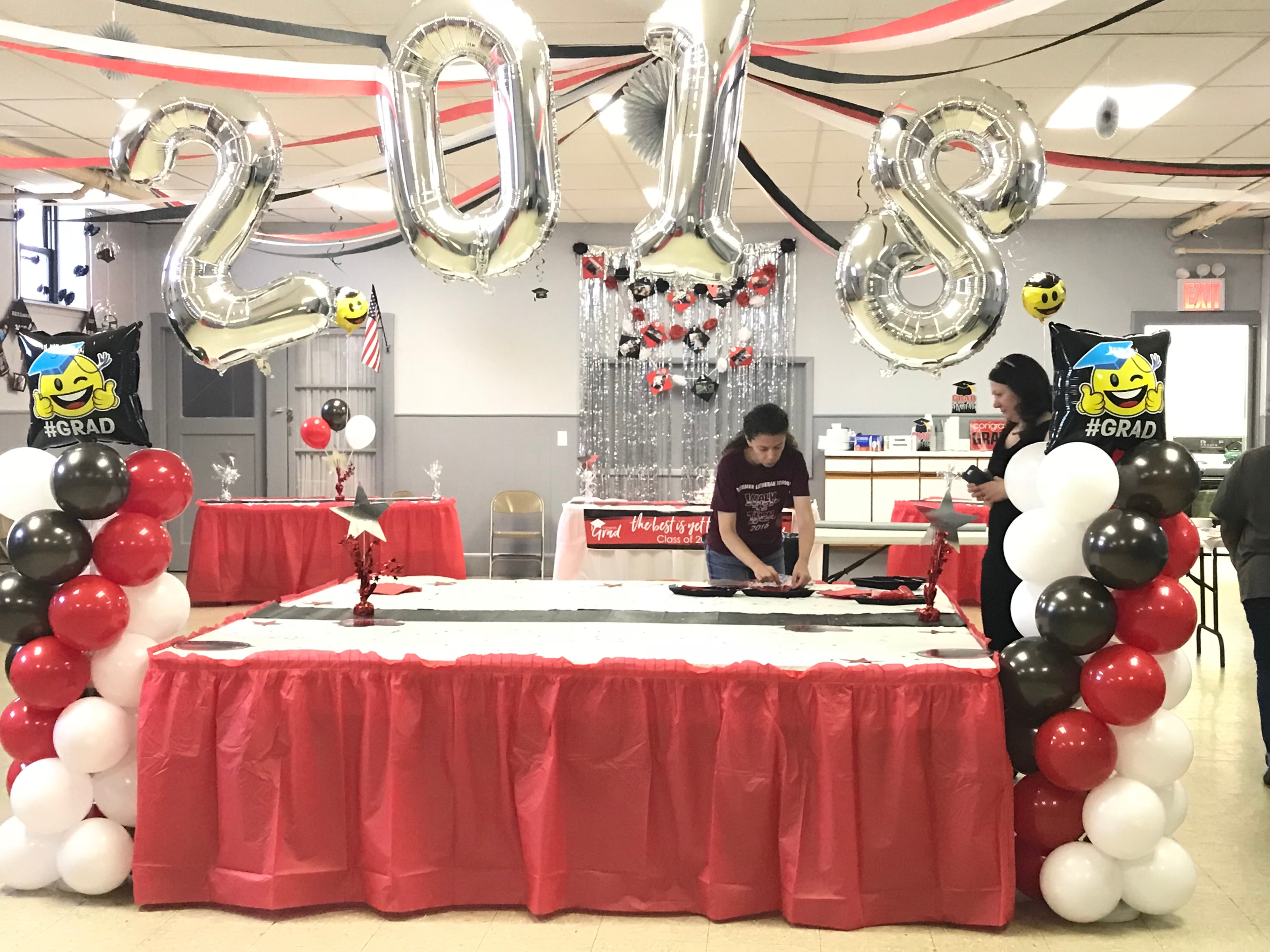 ABC Deco Party team setting up a party